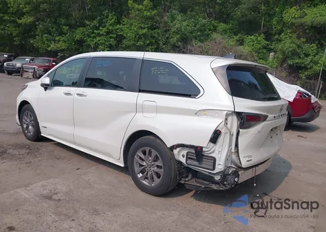 2021 Toyota Sienna Xle from USA, damaged, VIN 5TDYSKFC5MS007183